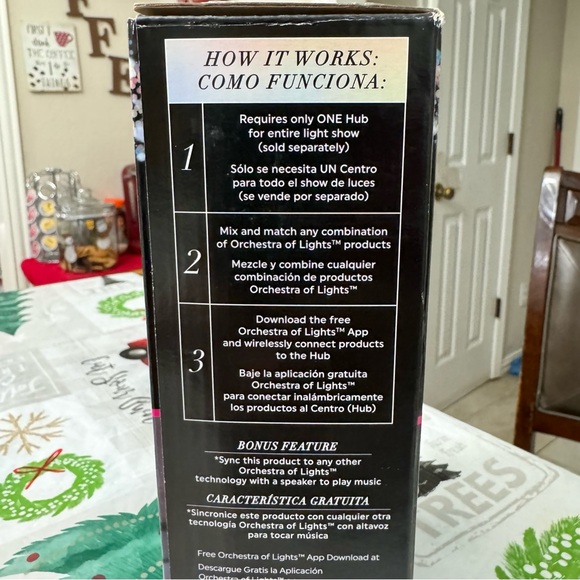 Gemmy Orchestra of Lights 72 LED Color Changing Net Lights Musical Light 5969254 - Picture 2 of 5